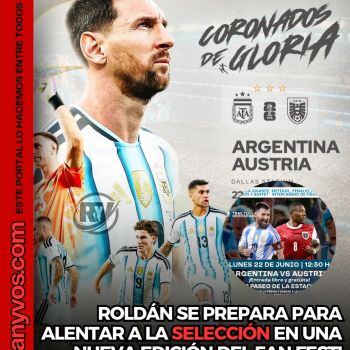 ROLDÁN SE PREPARA PARA ALENTAR A LA SELECCIÓN EN UNA NUEVA EDICIÓN DEL FAN FEST!